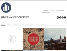 Tablet Screenshot of jamesnauglecreative.com